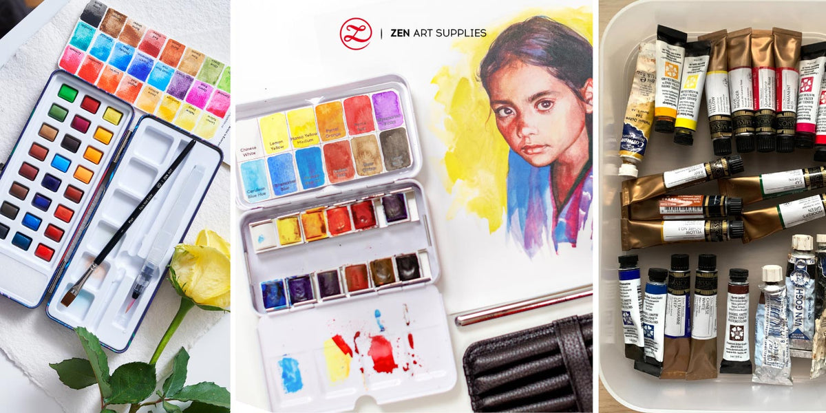 How To Choose Watercolor Paints – ZenARTSupplies