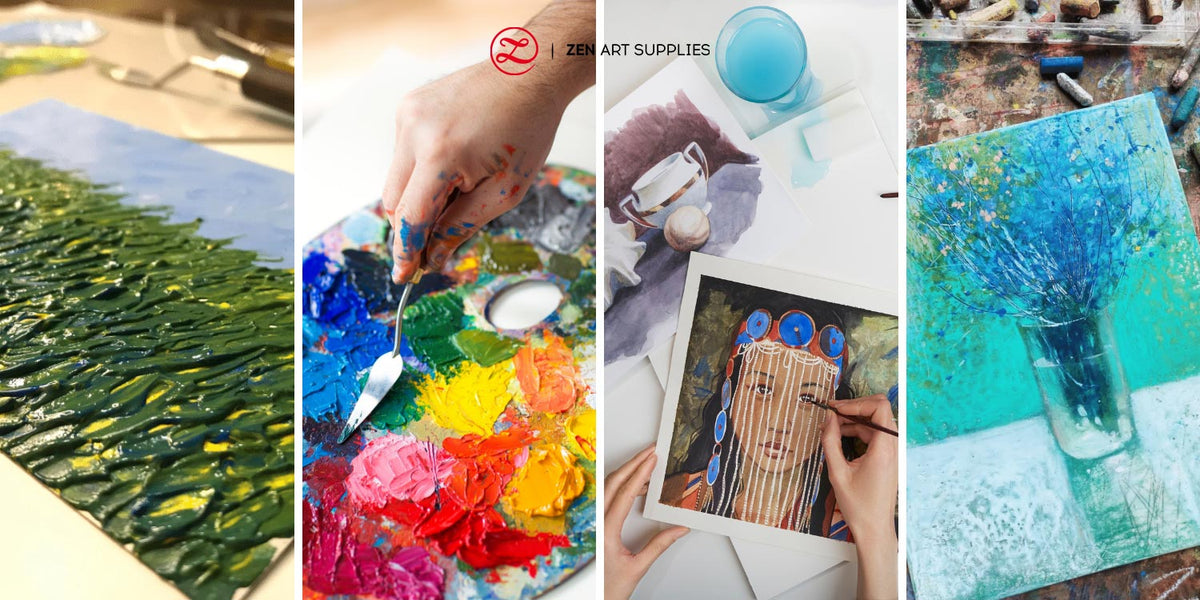 Best Paint Brushes for Mixed Media Artists - District Artisan