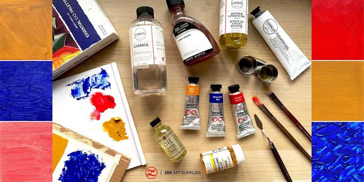 12 Ways on How to Thin Oil Paint - My Sketch Journal