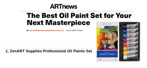 Infinity Series Oil Paints on ARTnews Magazine's Best Oil Paint Sets