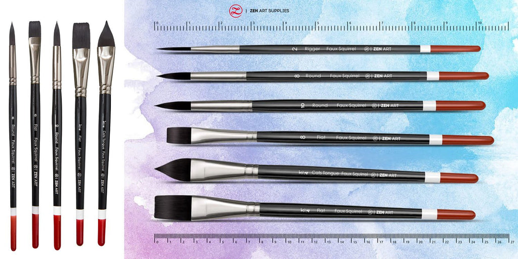 Watercolor Brush Sizes - A Useful Guide