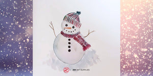 How to Draw a Snowman Quick and Easy