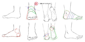 How To Draw Feet Properly