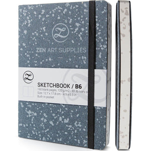 Spotty Grey B6 (5x7") 120gsm Sketchbook