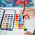Travel Watercolor Paint Set 24 Warm Colors