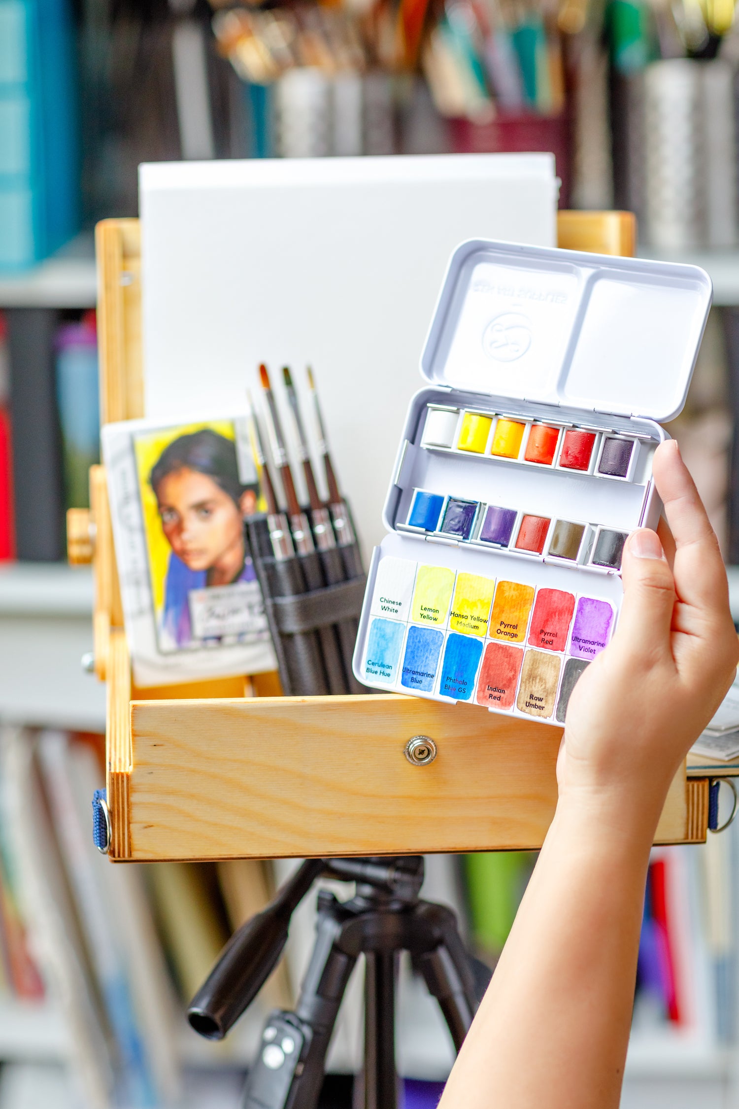 How To Paint Watercolor On Canvas – ZenARTSupplies