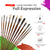 14-pc Brush Set ideal for Acrylic & Oil